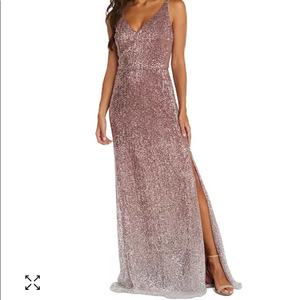 Ombré Sequin Gown.